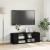 Cabinet TV cu raft Stejar negru 102 x 35 x 35 cm Lemn compozit GartenMobel Dekor