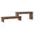 Cabinet TV cu raft Lemn vechi 180 x 30 x 43 cm Lemn compozit GartenMobel Dekor