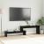 Cabinet TV cu raft Stejar negru 180 x 30 x 43 cm Lemn compozit GartenMobel Dekor