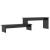 Cabinet TV cu raft Stejar negru 180 x 30 x 43 cm Lemn compozit GartenMobel Dekor