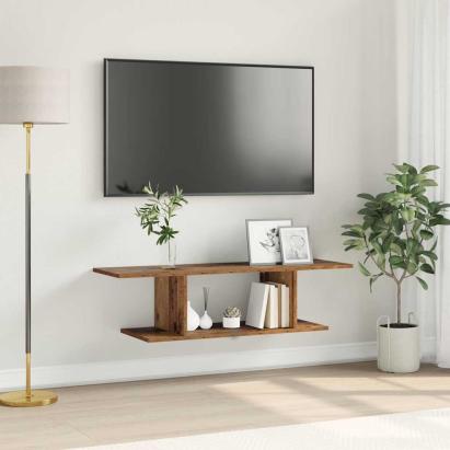Cabinet TV cu raft cu depozitare Maro 103 x 30 x 26.5 cm Lemn compozit GartenMobel Dekor