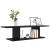 Cabinet TV cu raft cu depozitare Negru 103 x 30 x 26.5 cm Lemn compozit GartenMobel Dekor