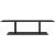 Cabinet TV cu raft cu depozitare Negru 103 x 30 x 26.5 cm Lemn compozit GartenMobel Dekor