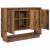 Bufet cu raft cu ușă Lemn vechi 97 x 29 x 75 cm Lemn compozit GartenMobel Dekor