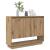 Bufet cu raft cu ușă stejar artizanal 97 x 29 x 75 cm Lemn compozit GartenMobel Dekor
