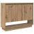 Bufet cu raft cu ușă stejar artizanal 97 x 29 x 75 cm Lemn compozit GartenMobel Dekor