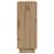 Bufet cu raft cu ușă stejar artizanal 97 x 29 x 75 cm Lemn compozit GartenMobel Dekor