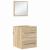 Dulap de Baie Sonoma oak 41 x 38.5 x 48 cm Lemn compozit GartenMobel Dekor
