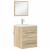 Dulap de Baie Sonoma oak 41 x 38.5 x 48 cm Lemn compozit GartenMobel Dekor
