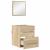 Dulap de Baie Sonoma oak 41 x 38.5 x 48 cm Lemn compozit GartenMobel Dekor