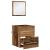 Dulap de Baie Lemn vechi 41 x 38.5 x 48 cm Lemn compozit GartenMobel Dekor