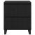 Bufet cu depozitare cu ușă Negru 60 x 35 x 70 cm Lemn compozit GartenMobel Dekor