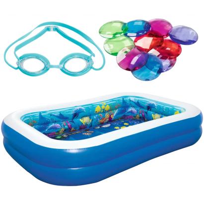 Bestway Piscină gonflabilă Undersea Adventure, 54177 GartenMobel Dekor