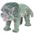 Jucărie din pluș dinozaur Triceratops în picioare, verde, XXL GartenMobel Dekor