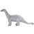 Jucărie de pluș verticală dinozaur Brachiosaurus, gri XXL GartenMobel Dekor