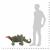 Jucărie de pluș dinozaur Stegosaurus, verde și portocaliu XXL GartenMobel Dekor