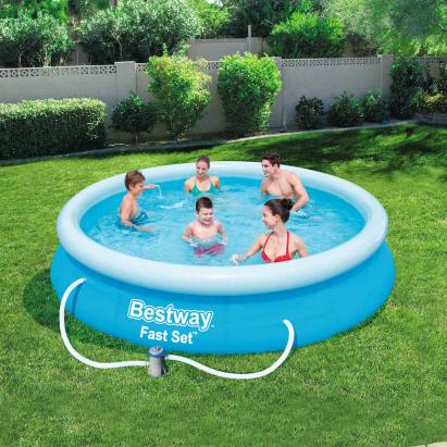 Bestway Set piscină Fast Set, 366 x 76 cm, 57274 GartenMobel Dekor