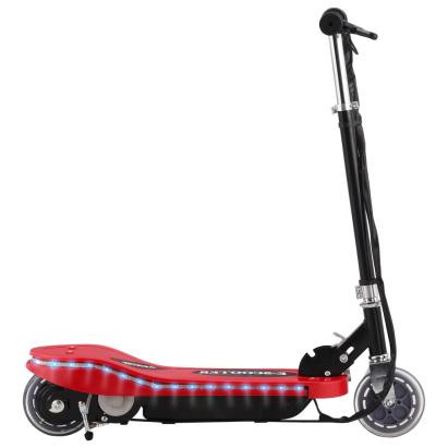 Trotinetă electrică cu șa, roșu, 120 W GartenMobel Dekor