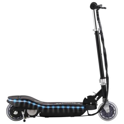 Trotinetă electrică cu LED, negru, 120 W GartenMobel Dekor