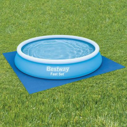 Bestway Pânză de sol pentru piscină Flowclear, 396 x 396 cm GartenMobel Dekor
