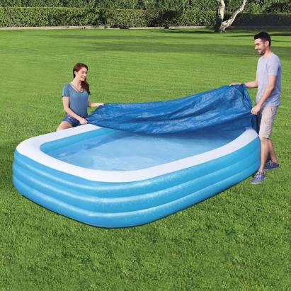 Bestway Prelată de piscină Flowclear, 305x183x56 cm GartenMobel Dekor