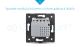 Modul intrerupator dublu wireless cu touch LIVOLO, Serie noua SmartElectro IntelligentHouse