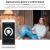 Bec inteligent LED Wireless Homeflow B-5001, GU10, 5W (35W), 300lm, RGB, dimabil, Control de pe telefonul mobil SmartElectro IntelligentHouse
