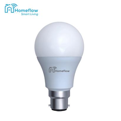 Bec inteligent LED Wireless Homeflow B-5005, B22, 9W (60W), 806lm, dimabil, lumina calda/ rece, Control de pe telefonul mobil SmartElectro IntelligentHouse