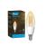Bec inteligent LED Wireless Homeflow B-5007, E14, 4.5W (25W), 400lm, dimabil, filament, lumina calda, Control de pe telefonul mobil SmartElectro IntelligentHouse