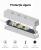Prelungitor inteligent Blitzwolf BW-SHP9, 3 prize si 2 porturi USB, 3300W, 15A, Control de pe telefonul mobil SmartElectro IntelligentHouse