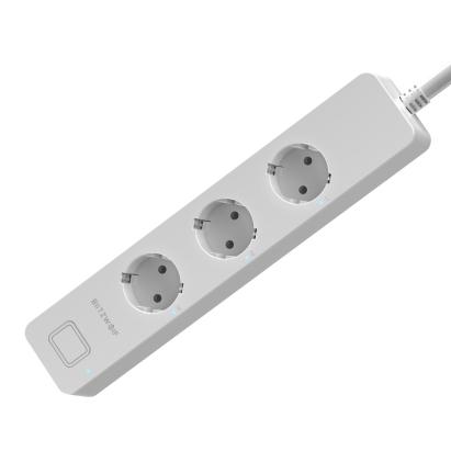 Prelungitor inteligent Blitzwolf BW-SHP9, 3 prize si 2 porturi USB, 3300W, 15A, Control de pe telefonul mobil SmartElectro IntelligentHouse