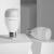 Bec inteligent Blitzwolf BW-LT27, Wi-Fi, Smart, Bulb E27, 9W, Comanda vocala, 850 LM, RGB SmartElectro IntelligentHouse