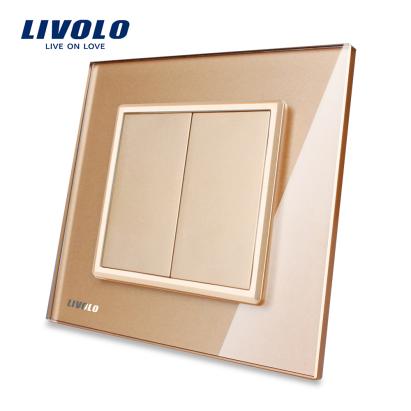 Priza blank/goala Livolo cu rama din sticla SmartElectro IntelligentHouse