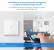 Telecomanda Sonoff T2EU1C-RF cu 1 canal, 433 MHz, Semnal RF, Alb SmartElectro IntelligentHouse