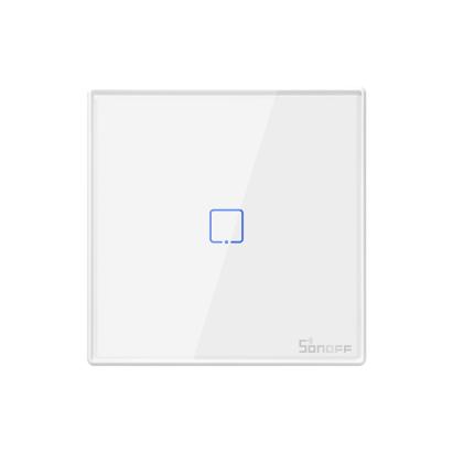 Telecomanda Sonoff T2EU1C-RF cu 1 canal, 433 MHz, Semnal RF, Alb SmartElectro IntelligentHouse