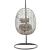 Scaun leagan suspendat, Chomik, Sally, ratan sintetic, gri, max 150 kg GartenVIP DiyLine
