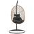 Scaun leagan suspendat, Chomik, Sora, ratan sintetic, maro si gri inchis, max 150 kg GartenVIP DiyLine