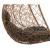 Scaun leagan suspendat, Chomik, Sora, ratan sintetic, maro si gri inchis, max 150 kg GartenVIP DiyLine