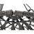 Leagan tip cuib suspendat, cu perna, cadru metalic si cos PE, 103x95x185 cm, gri Household NewTrend