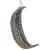 Leagan tip cuib suspendat, cu perna, cadru metalic si cos PE, 103x95x185 cm, gri Household NewTrend