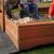 Lada nisip din lemn cu acoperis reglabil, 140x140x121 cm, maro Household NewTrend