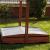 Lada nisip din lemn cu acoperis reglabil, 140x140x121 cm, maro Household NewTrend