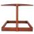 Lada nisip din lemn cu acoperis reglabil, 140x140x121 cm, maro Household NewTrend