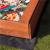 Lada nisip din lemn cu acoperis reglabil, 140x140x121 cm, maro Household NewTrend