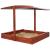 Lada nisip din lemn cu acoperis reglabil, 140x140x121 cm, maro Household NewTrend