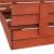 Lada nisip din lemn pliabila cu capac si bancute, 120x120x41 cm, maro Household NewTrend