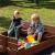 Lada nisip din lemn pliabila cu capac si bancute, 120x120x41 cm, maro Household NewTrend