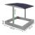 Lada nisip din lemn cu acoperis reglabil si capac, pliabila, 120x120x120 cm, gri Household NewTrend