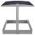 Lada nisip din lemn cu acoperis reglabil si capac, pliabila, 120x120x120 cm, gri Household NewTrend