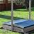 Lada nisip din lemn cu acoperis reglabil si capac, pliabila, 120x120x120 cm, gri Household NewTrend